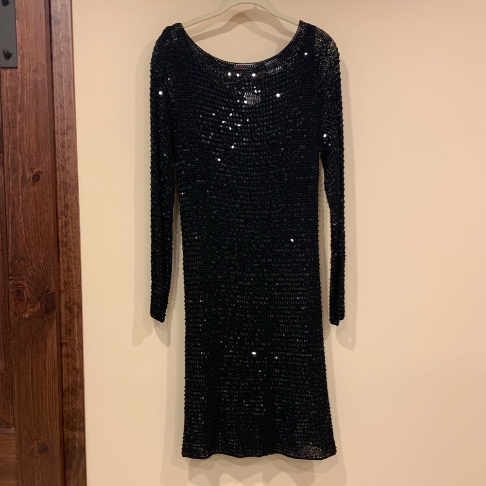 NWT Michael Kora knit sequin dress.